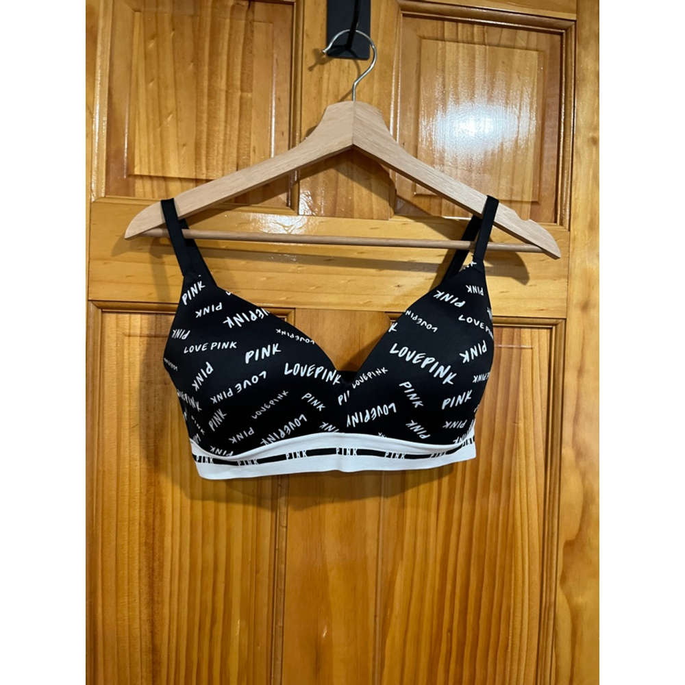 Pink Victoria Secret WEAR EVERYWHERE WIRELESS LIGHTLY LINED BRA Size 34D
